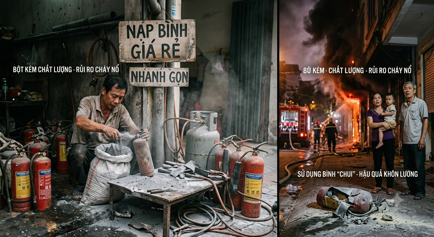 Nạp Bình Chữa Cháy Ở Đâu Tại Nghệ An? Xưởng Nạp Sạc Đạt Chuẩn Báo Giá Tận Gốc