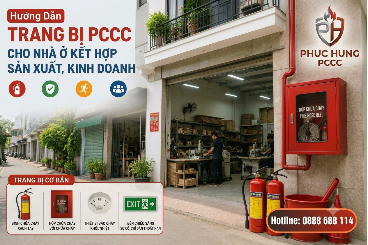 Nhà Trọ, Cho Thuê Phòng Bắt Buộc Cần Trang Bị Những Thiết Bị PCCC Nào?