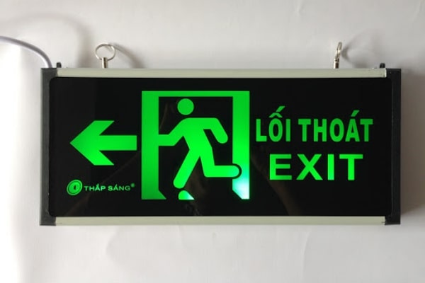 Công dụng của đèn exit và đèn emergency-đèn sự cố