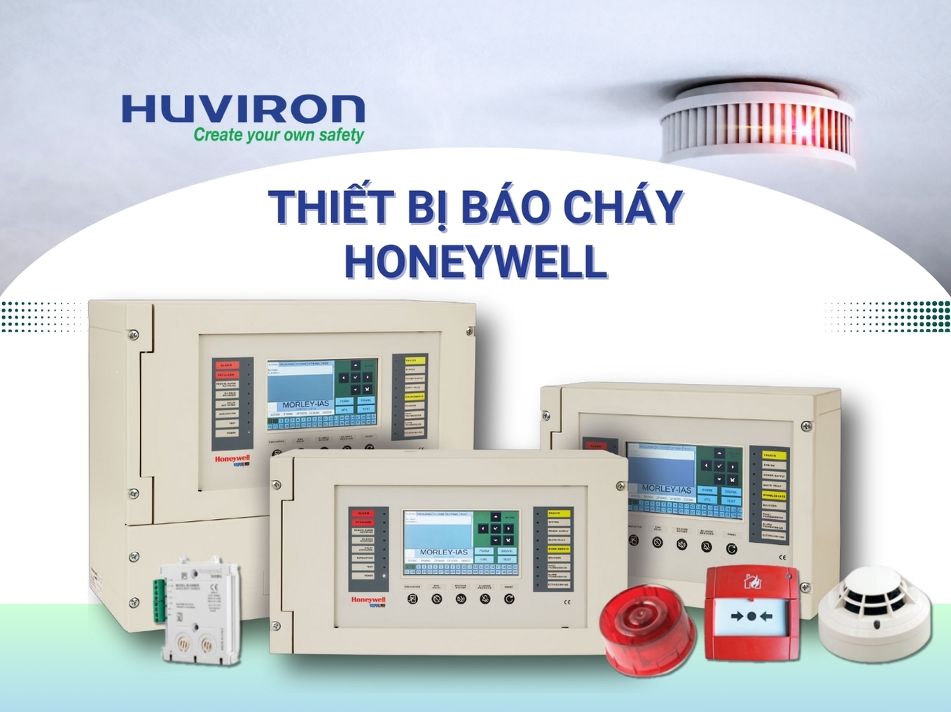 Thiết bị báo cháy Huviron uy tín chất lượng tại Nghệ An